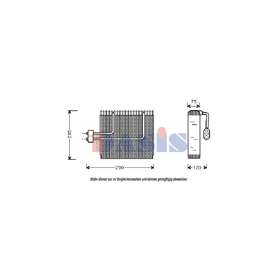 AKS Dasis 820219N Air Conditioning Evaporator | ML Performance UK