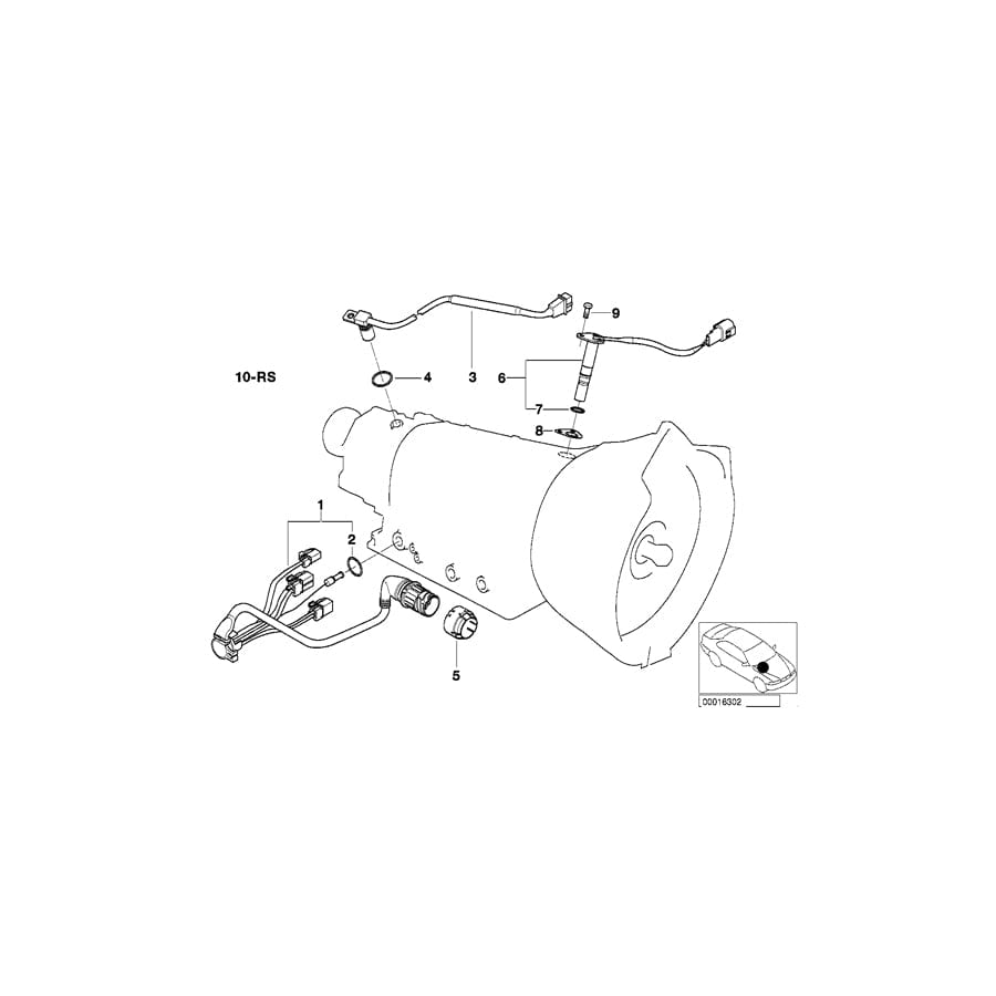 Genuine BMW 24361422338 E36 E34 Cable Harness (Inc. 328i, 525i & 520i) | ML Performance UK Car Parts