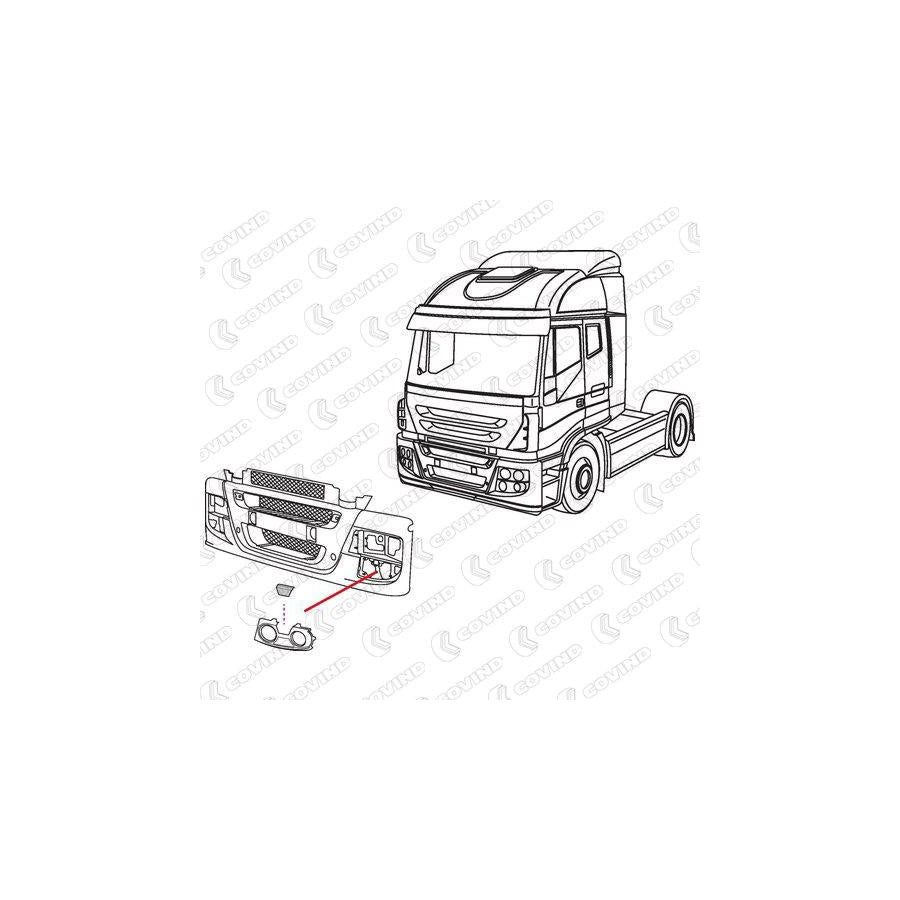 Covind 580/ 83 Bumper Cover, Towing Device | ML Performance UK