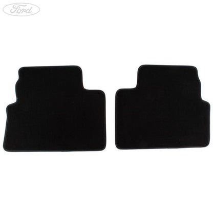 GENUINE FORD 1531423 KUGA VELOUR FLOOR MATS REAR, BLACK | ML Performance UK