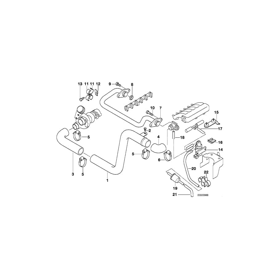 Genuine BMW 11742246020 E39 F01 E36 Air Cleaner (Inc. 325tds, 525td & 725tds) | ML Performance UK Car Parts