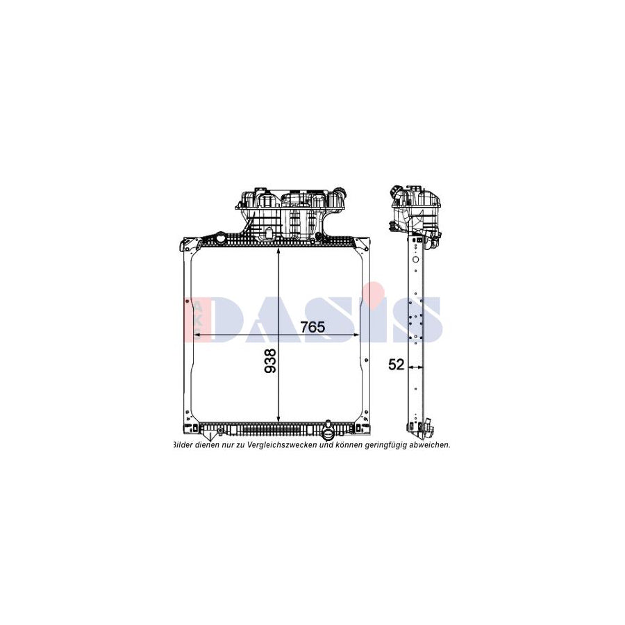 AKS Dasis 260031N Engine Radiator | ML Performance UK