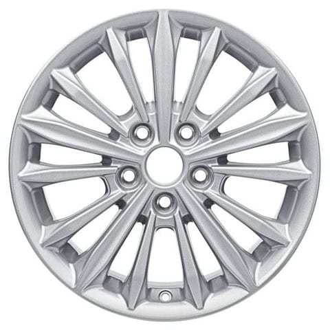 GENUINE FORD 2246321 x4 SET OF 4 FOCUS ALLOY WHEEL 16" 15-SPOKE DESIGN, SPARKLE SILVER 04/2018 - | ML Performance UK