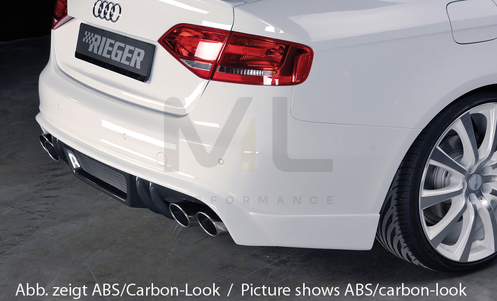 Rieger 00055512 Audi B8 B81 Rear Diffuser (A4 & S4) 3 | ML Performance UK Car Parts