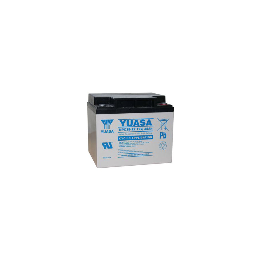 Yuasa NPC38-12 VRLA/AGM Battery | ML Performance UK Car Parts