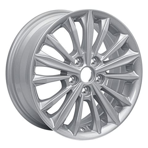 GENUINE FORD 2246321 x4 SET OF 4 FOCUS ALLOY WHEEL 16" 15-SPOKE DESIGN, SPARKLE SILVER 04/2018 - | ML Performance UK