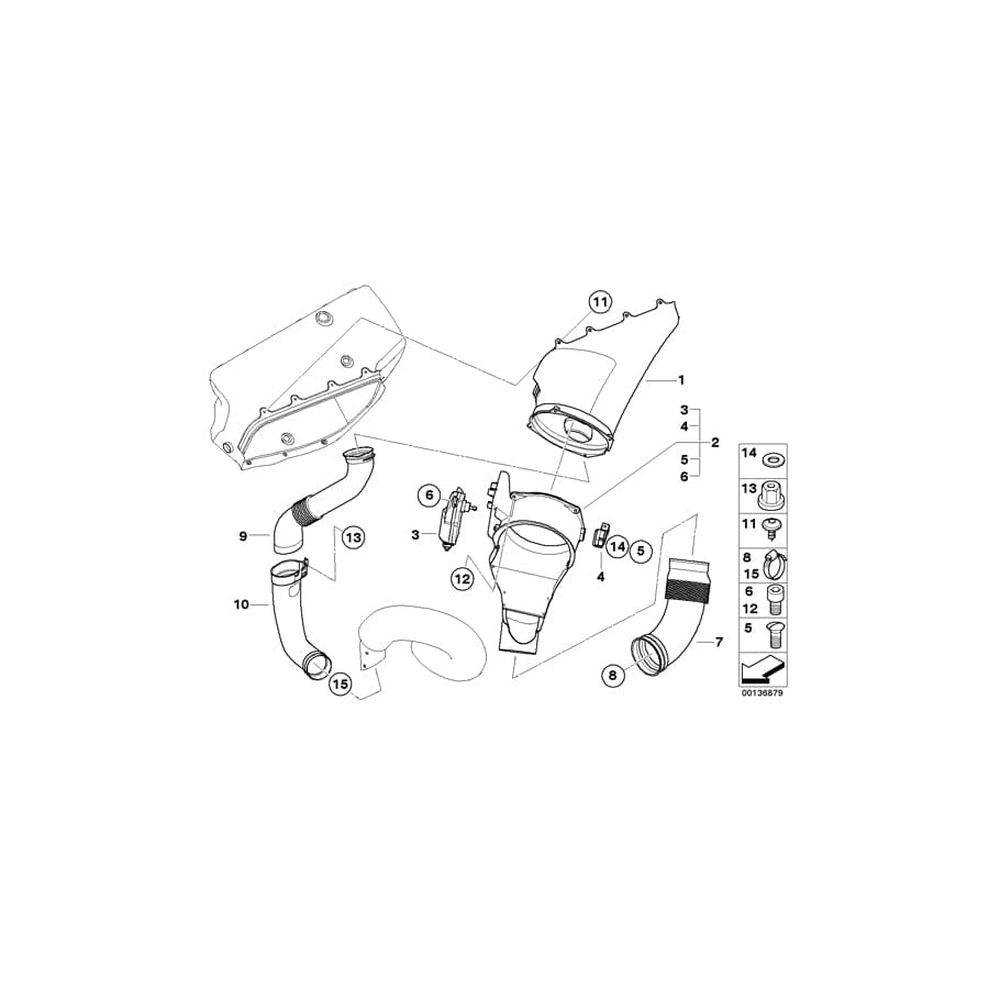 Genuine BMW 11617835495 E46 Countersunk Screw (Inc. M3 CSL) | ML Performance UK Car Parts