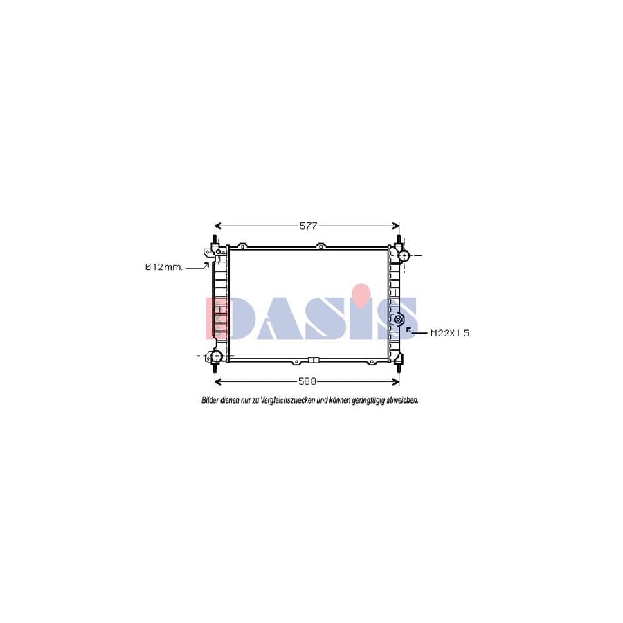 AKS Dasis 150820N Engine Radiator For Opel Astra | ML Performance UK