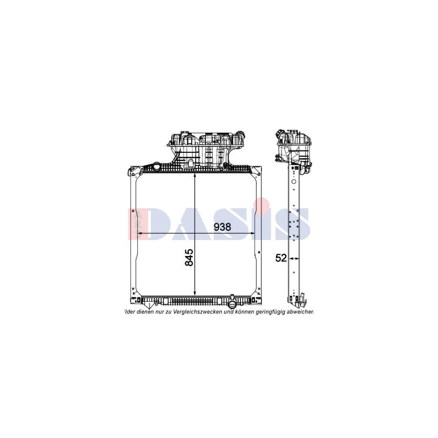 AKS Dasis 260032N Engine Radiator | ML Performance UK