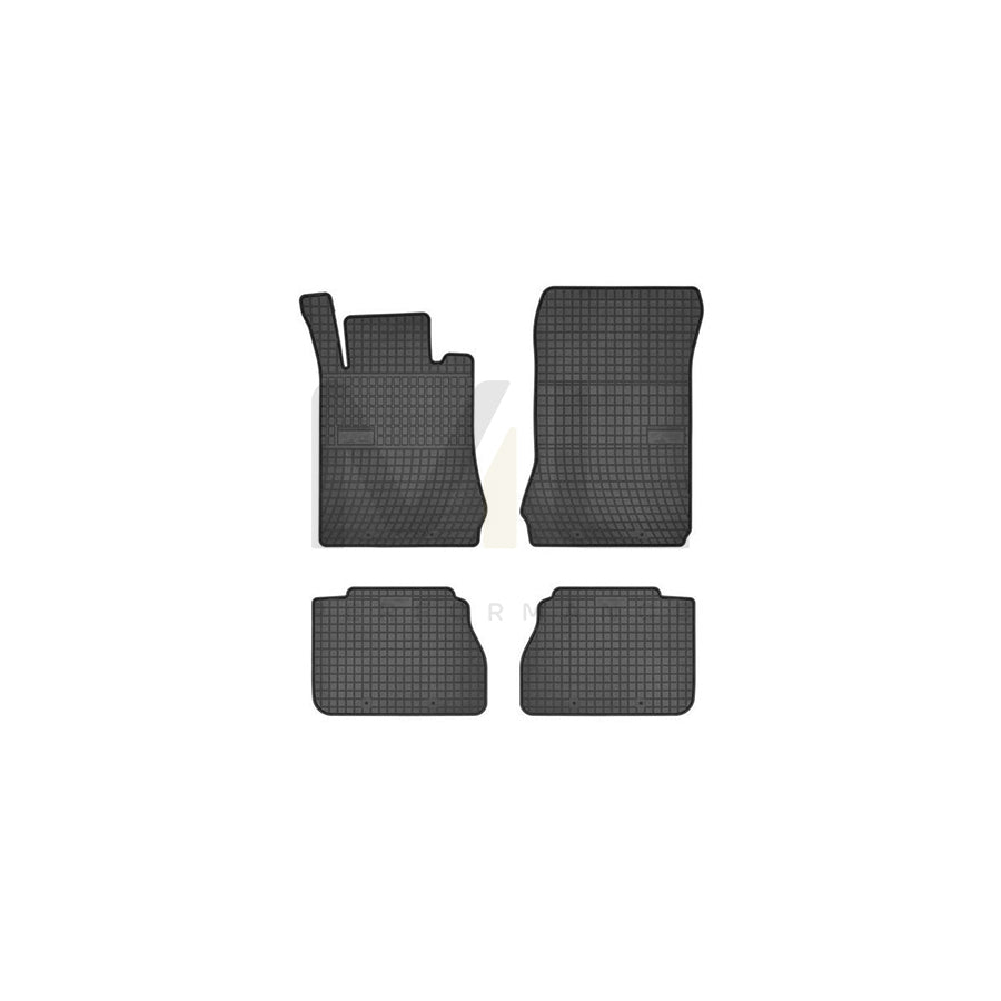 FROGUM Tailored 0786 Floor mat set suitable for MERCEDES-BENZ E-Class Elastomer, Front and Rear, Quantity: 4, Black | ML Performance Car Parts