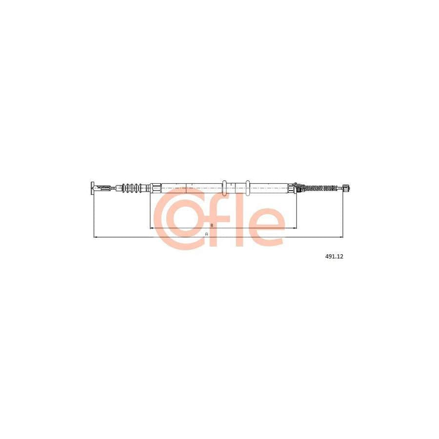 Cofle Bh.Ct004 Brake Hose For Citroën Zx