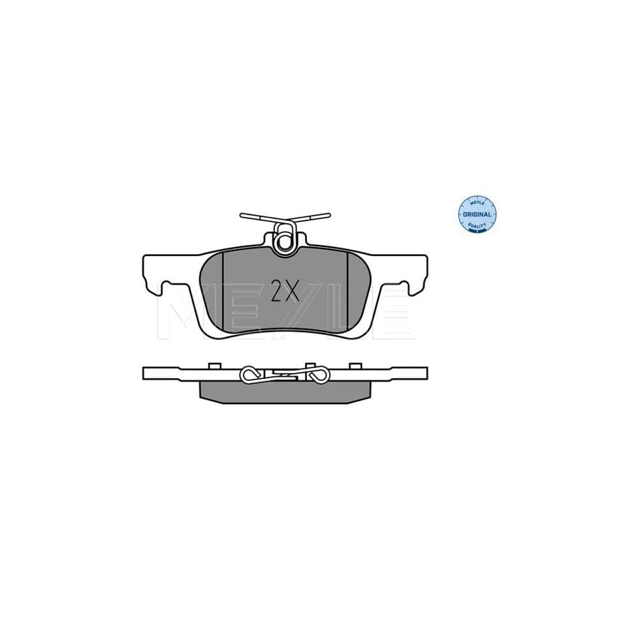 Meyle 025 228 0714 Brake Pad Set For Ford Fiesta