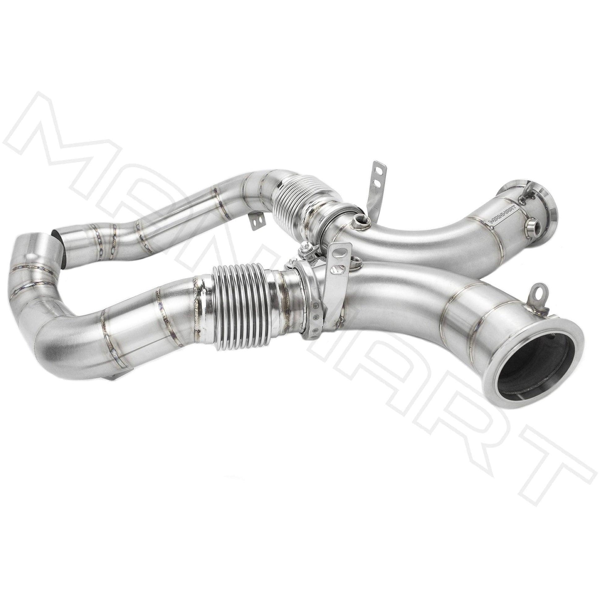 MANHART MH5F9511202 DOWNPIPES RACE FOR BMW F95 / F96 X5M / X6M (COMPETITION) CAT-REPLACEMENT (PART 1 OF 2)