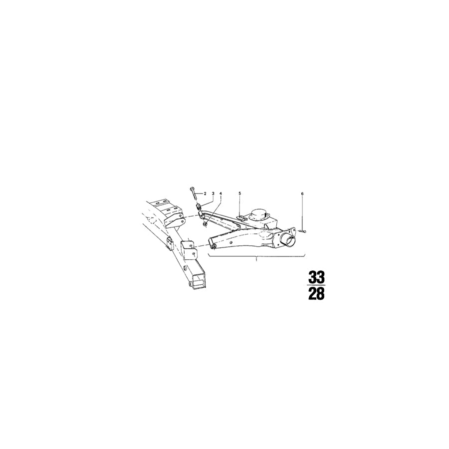 Genuine BMW 33329061945 E30 E24 E28 Set Rubber Mounting D=30mm (Inc. 316i 1.6, 2000ti & 528i) | ML Performance UK Car Parts