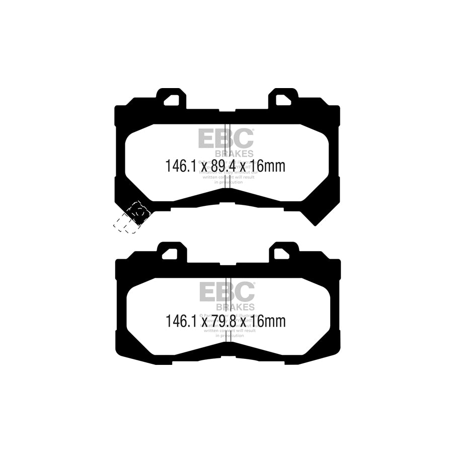 EBC DPX3044 Ultimax OEM Replacement Brake Pads  2 | ML Performance UK Car Parts