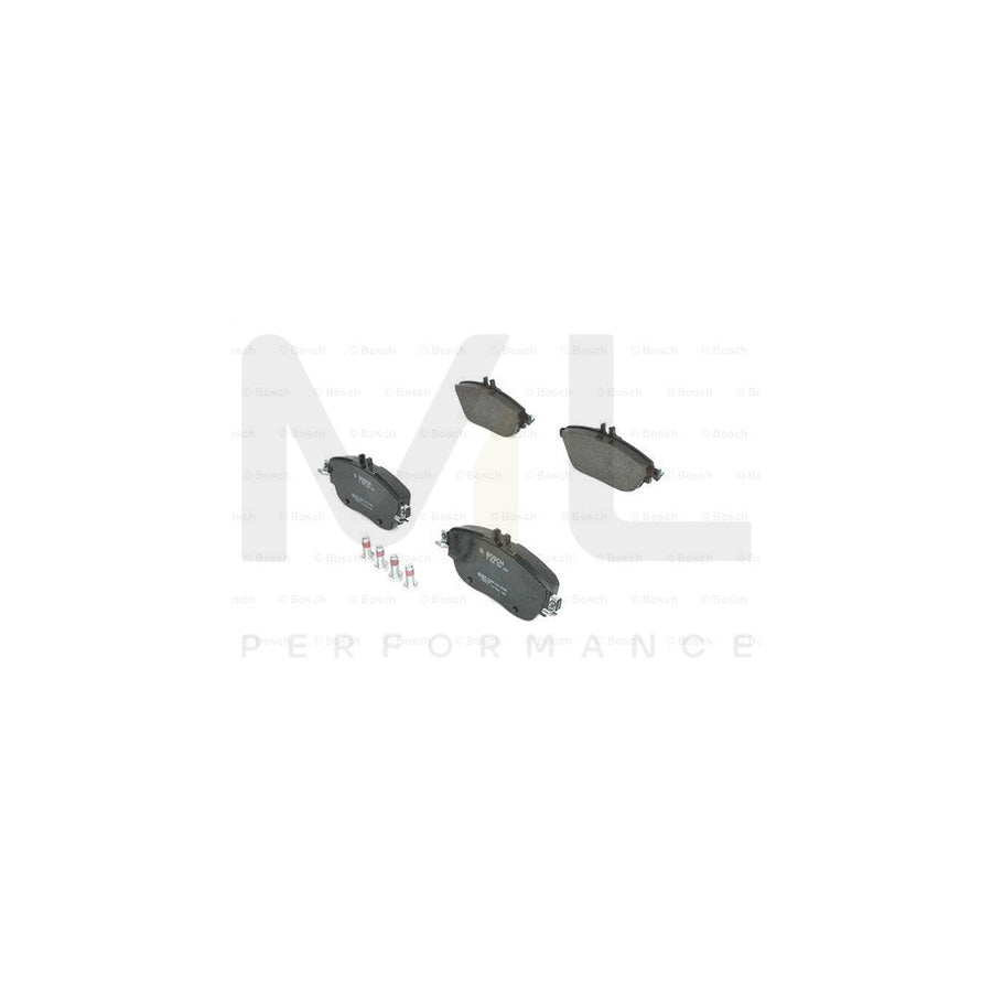 Bosch 0986494937 Brake Pad Set With Anti-Squeak Plate, With Bolts/Screws, With Accessories BP1926 | ML Performance Car Parts