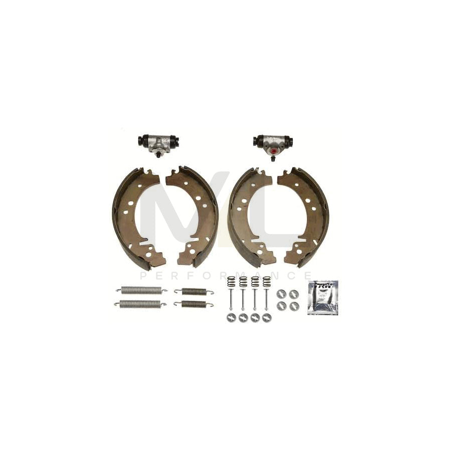 TRW Brake Kit BK1450 Brake Shoe Set with wheel brake cylinder | ML Performance Car Parts