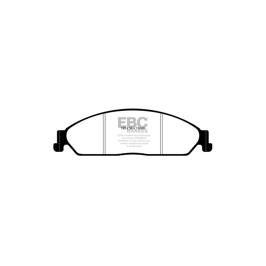 EBC DP41511R Ford Yellowstuff Front Brake Pads 2 | ML Performance UK Car Parts