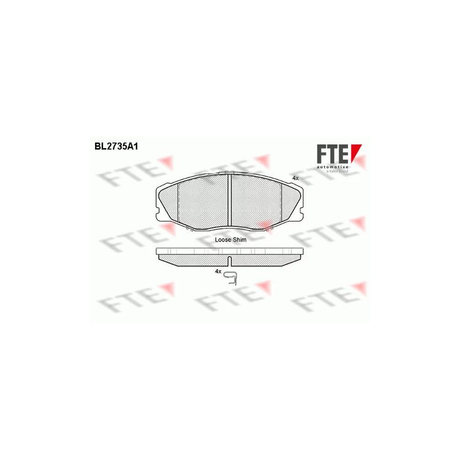 Fte BL2735A1 Brake Pad Set For | ML Performance UK Car Parts