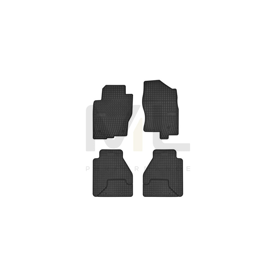 FROGUM 0454 Floor mat set for NISSAN Pathfinder IV (R52) Elastomer, Front and Rear, Quantity: 4, Black | ML Performance Car Parts