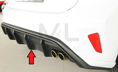 Rieger 00034203 Ford DEH Focus 4 Rear Diffuser (Inc. Focus 4 ST) 1 | ML Performance UK Car Parts