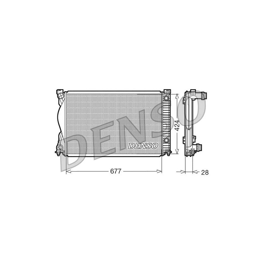 Denso DRM02037 Drm02037 Engine Radiator For Audi A6 | ML Performance UK