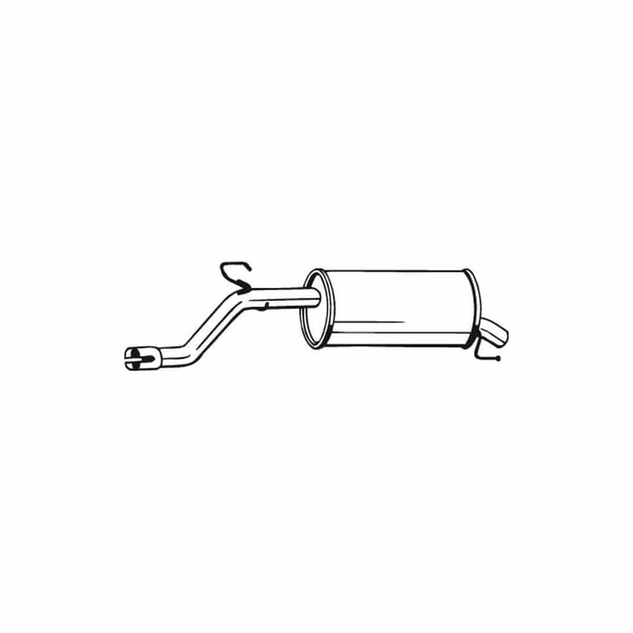 Bosal 185-189 Rear Silencer