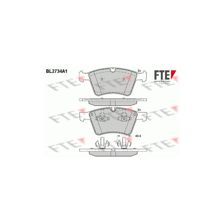 Fte BL2734A1 Brake Pad Set | ML Performance UK Car Parts