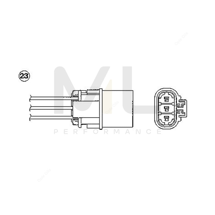 NTK Lambda Sensor / O2 Sensor (NGK 93537) - OZA828-EE2 | ML Car Parts UK | ML Performance