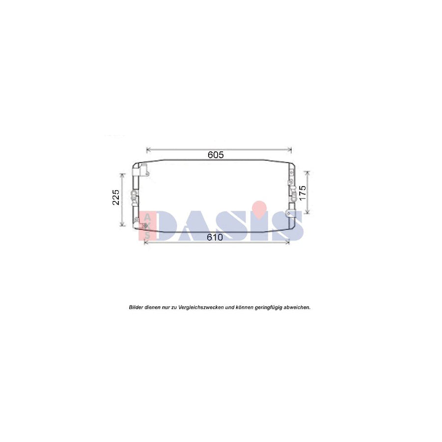 AKS Dasis 212077N Air Conditioning Condenser For Toyota Carina | ML Performance UK