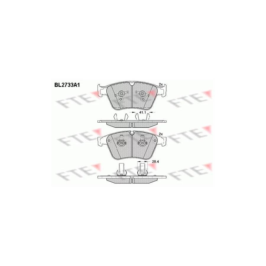 Fte BL2733A1 Brake Pad Set | ML Performance UK Car Parts