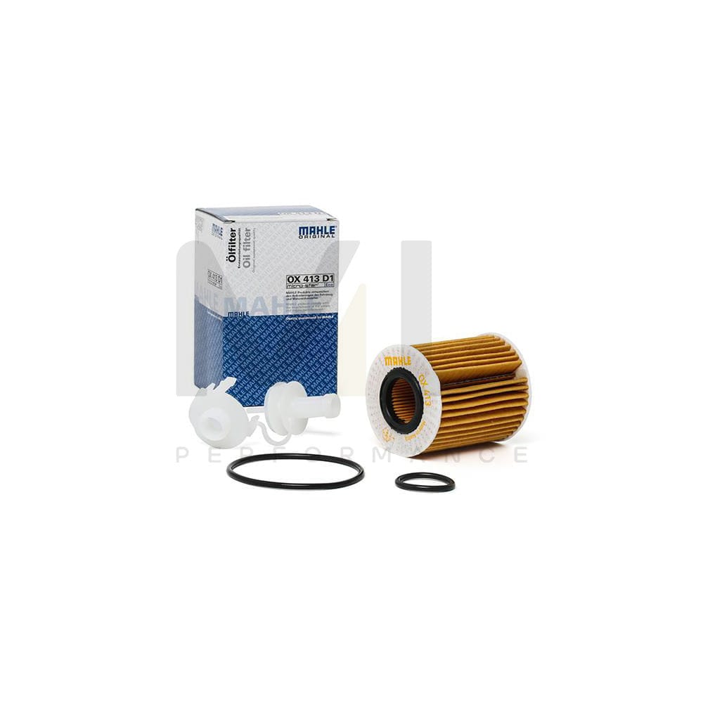 MAHLE ORIGINAL OX 413D1 Oil Filter Filter Insert | ML Performance Car Parts