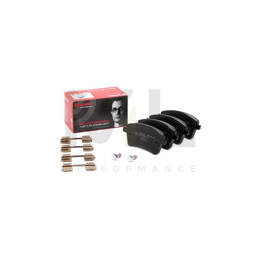 Brembo P 68 044 Brake Pad Set Excl. Wear Warning Contact, With Brake Caliper Screws | ML Performance Car Parts