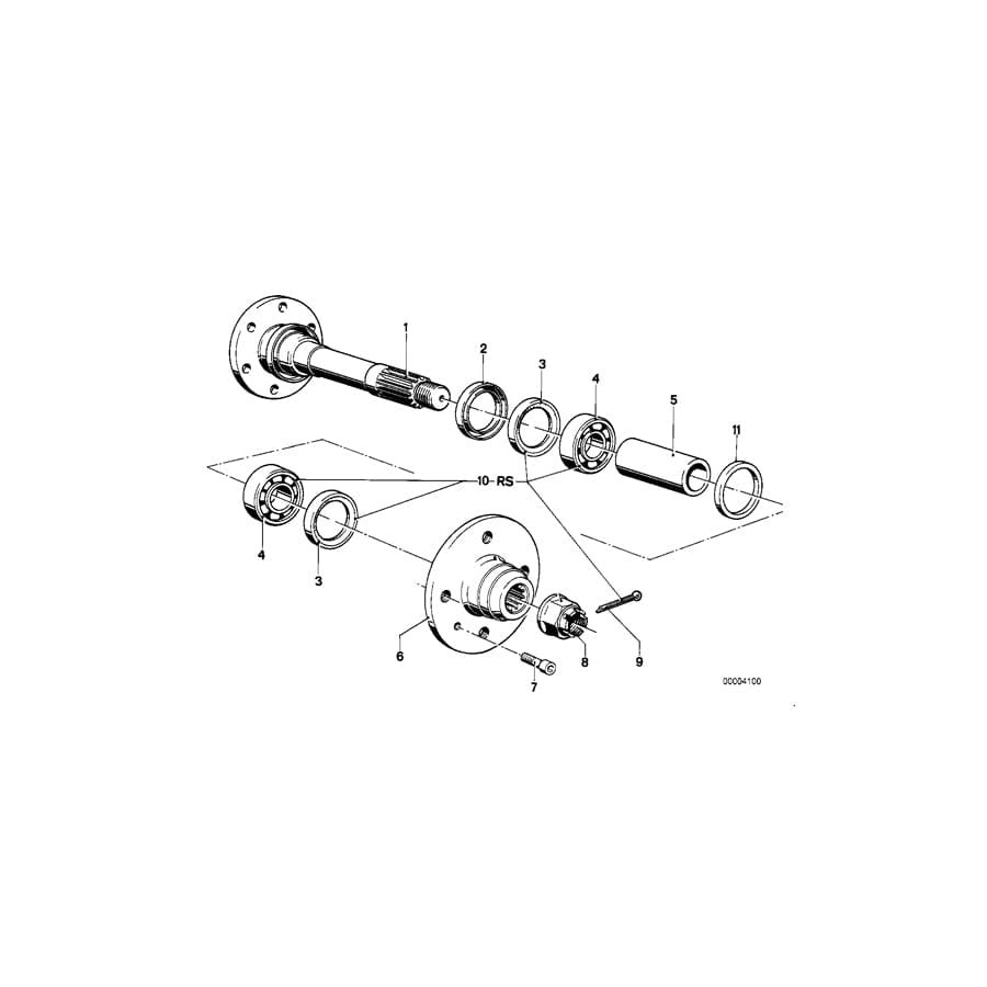 Genuine BMW 33411118732 E21 Shim 2,850MM (Inc. 320, 320i & 318i) | ML Performance UK Car Parts