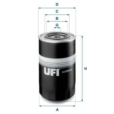 UFI 24.308.00 Fuel Filter