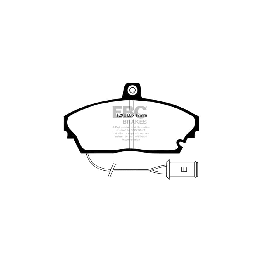 EBC PD40K1678 Rover 800 Ultimax Pad & Plain Disc Kit - Girling/TRW Caliper 2 | ML Performance UK Car Parts