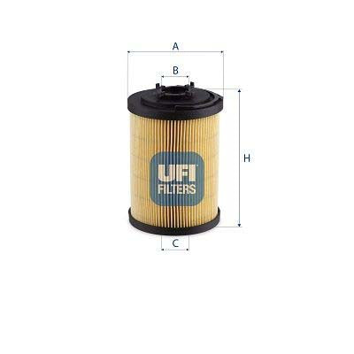 UFI 83.075.00 Filter, Operating Hydraulics