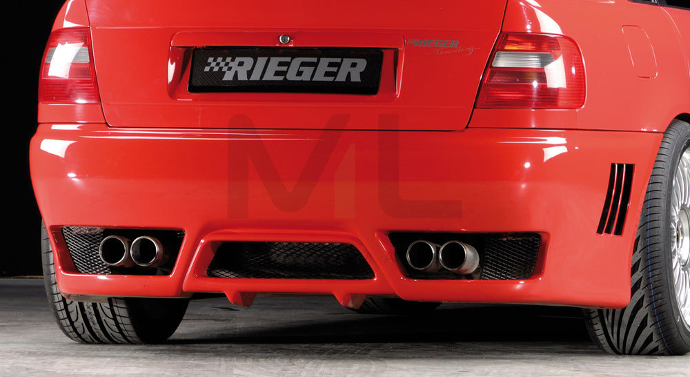 Rieger 00055048 Audi B5 A4 Rear Bumper 1 | ML Performance UK Car Parts