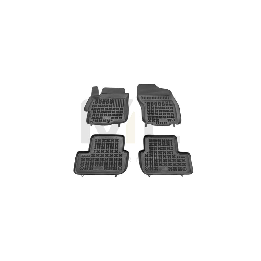 REZAW PLAST Tailored 202305 Floor mat set for MITSUBISHI LANCER Elastomer, Front and Rear, Quantity: 4, Black | ML Performance Car Parts