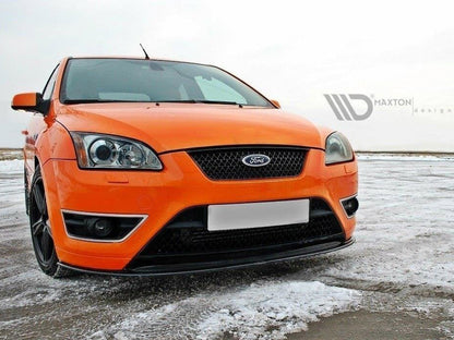 Maxton Design FO-FO-2-ST-FD2T Front Splitter Ford Focus MK2 Fits | ML Performance UK Car Parts