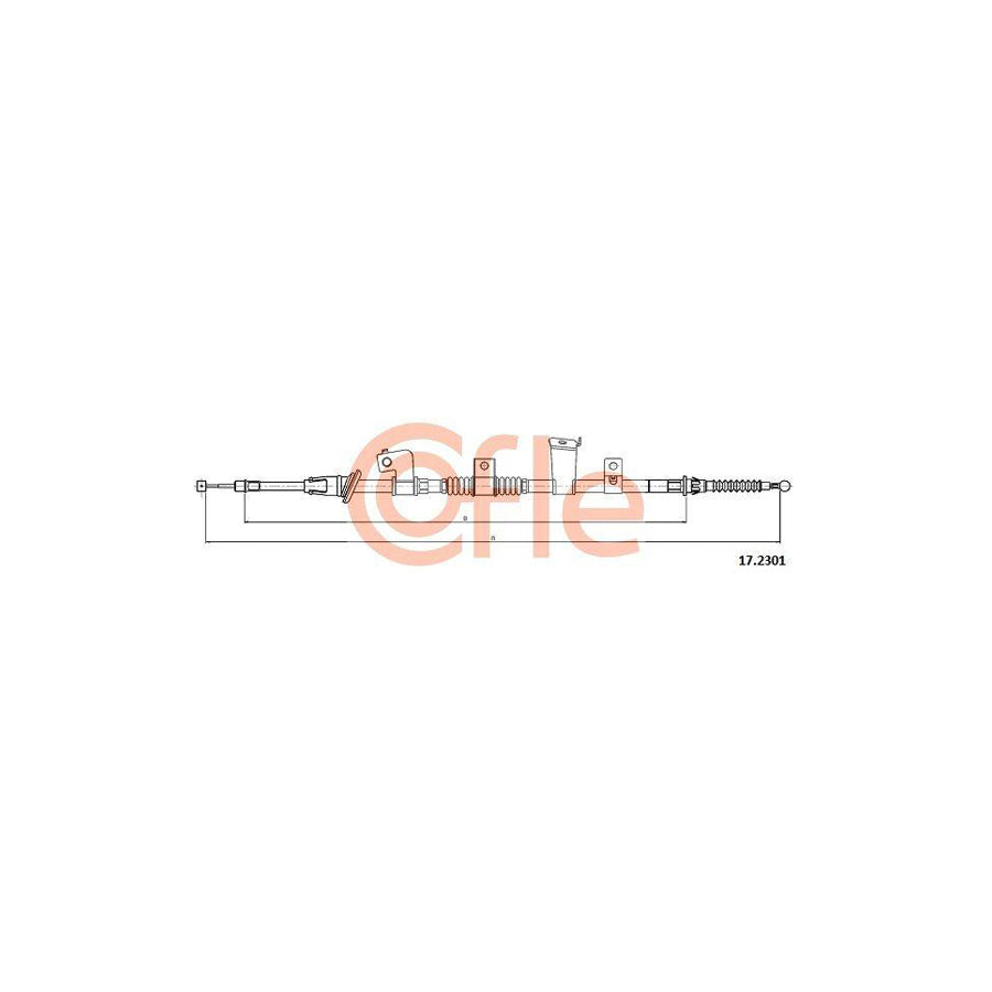 Cofle 92.17.2301 Hand Brake Cable