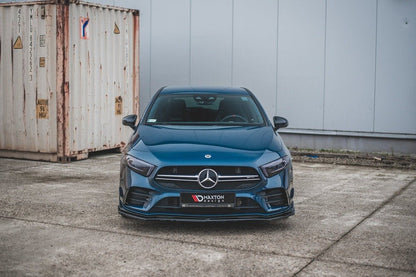 Maxton Design Mercedes Benz A35 AMG / AMG-Line W177 Front Splitter V.2