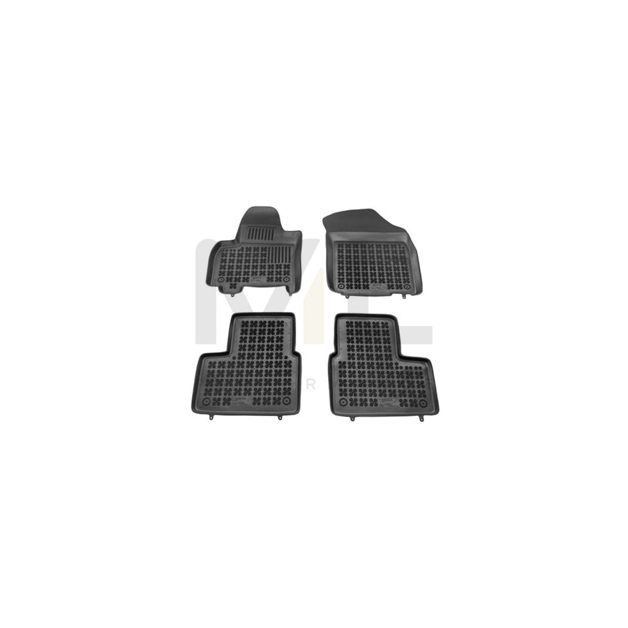 REZAW PLAST 202204 Floor mat set for SUZUKI SX4 I Hatchback (EY, GY) Elastomer, Front and Rear, Quantity: 4, Black | ML Performance Car Parts