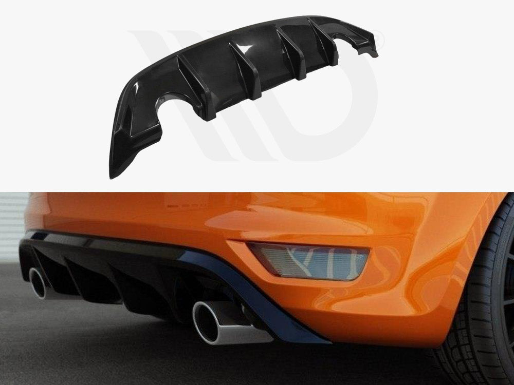 Maxton Design FO-FO-2F-ST-RS1T Rear Valance Ford Focus II ST Facelift (2007-2011) | ML Performance UK Car Parts