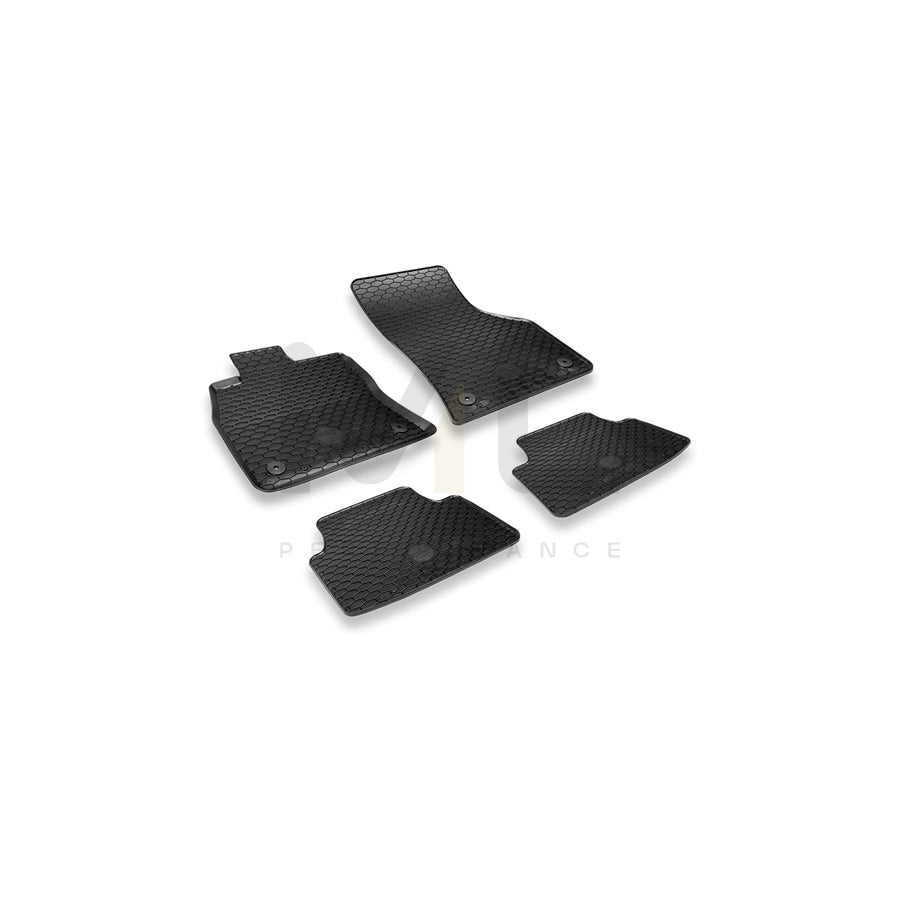 HEYNER PREMIUM OEM 737300 Floor mat set for SKODA OCTAVIA Elastomer, Quantity: 4, Black | ML Performance Car Parts