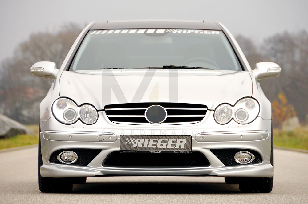 Rieger 00071010 Mercedes-Benz W209 CLK Front Splitter 6 | ML Performance UK Car Parts