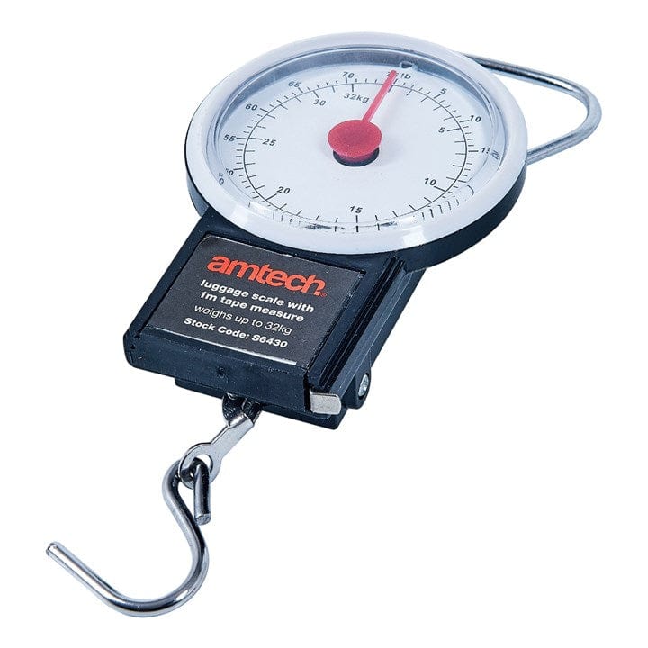 Amtech Luggage Scale With 1M Tape | ML Performance DIY & Power Tools