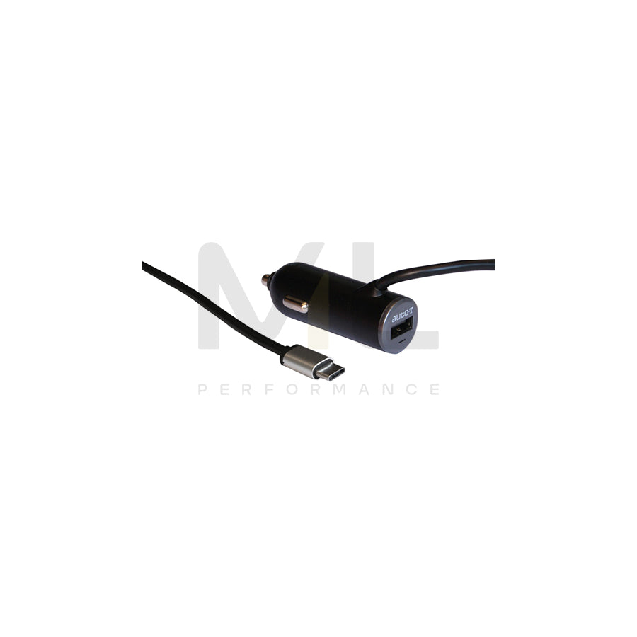 AUTO-T 540319 In-car charger with USB cable, USB type-A, USB type-C | ML Performance Car Parts