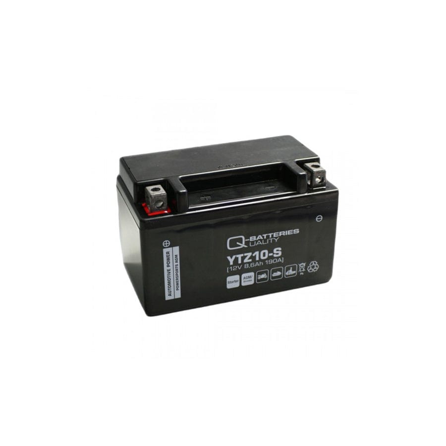 Q-Batteries Motorcycle battery YTZ10S 508901 AGM 12V 8,6Ah 190A | ML Performance UK Car Parts