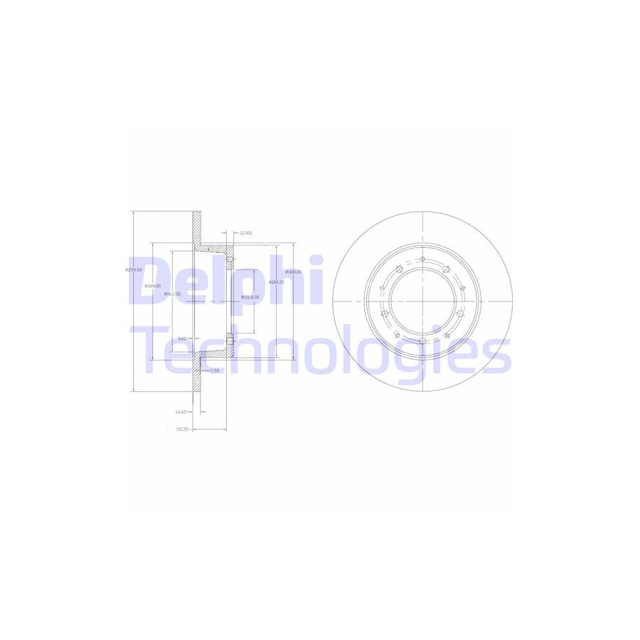 Delphi Bg2799 Brake Disc